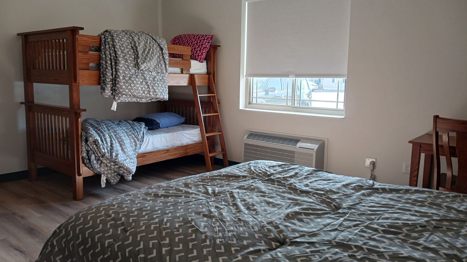 A private guest room