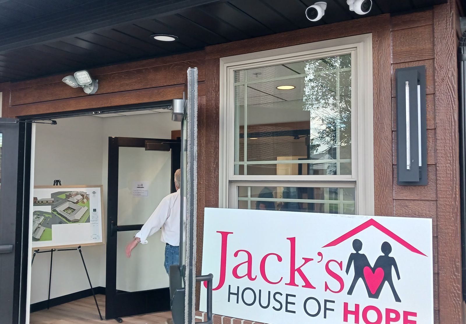 Drawing of the new entryway at Jack's House of Hope